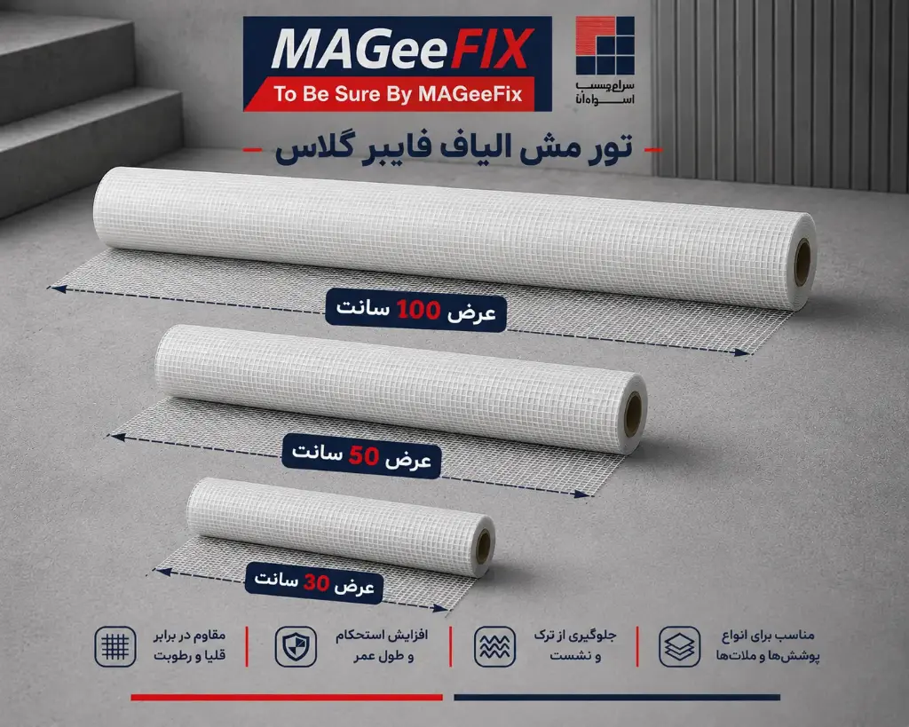 تور مش الیاف فایبر گلاس 